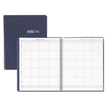 House of Doolittle™ Recycled Lesson Plan Book, Weekly, Two-page Spread (eight Classes), 11 X 8.5, Blue Cover freeshipping - TVN Wholesale